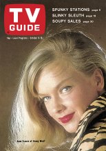 TV Guide cover - Anne Francis - October 9, 1965