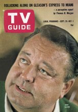 TV Guide cover - Jackie Gleason - September 25, 1965