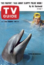 TV Guide cover - Flipper, Brian Kelly - June 5, 1965