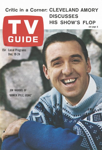 TV Guide cover - Jim Nabors - December 18, 1965