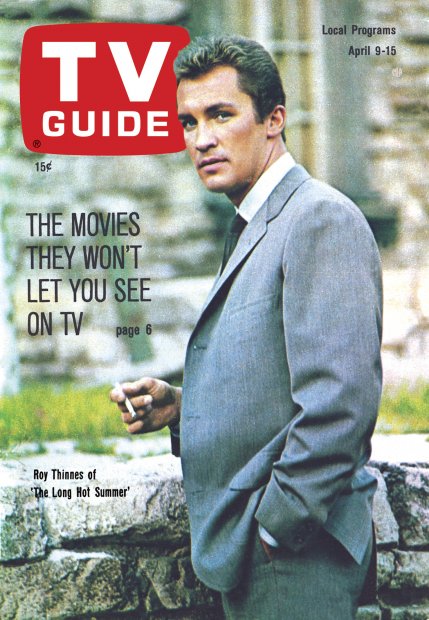 TV Guide cover - Roy Thinnes - April 9, 1966