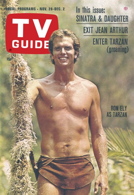 TV Guide cover - Ron Ely - November 26, 1966