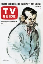 TV Guide cover - David Janssen - January 22, 1966