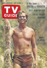 TV Guide cover - Ron Ely - November 26, 1966