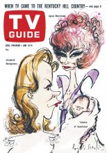 TV Guide cover - Elizabeth Montgomery, Agnes Moorehead, Tabitha - June 18, 1966