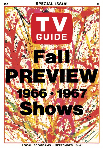 TV Guide cover - Fall Preview - September 10, 1966