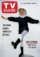 TV Guide cover - Carol Channing - January 1, 1966