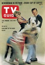 TV Guide cover - Pat Crowley, Ladadog, Mark Miller - January 29, 1966