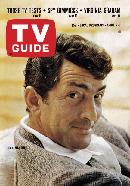 TV Guide cover - Dean Martin - April 2, 1966