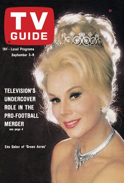 TV Guide cover - Eva Gabor - September 3, 1966