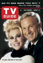 TV Guide cover - Eddie Albert, Eva Gabor - January 8, 1966