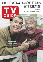 TV Guide cover - William Demarest, Fred MacMurray - July 16, 1966