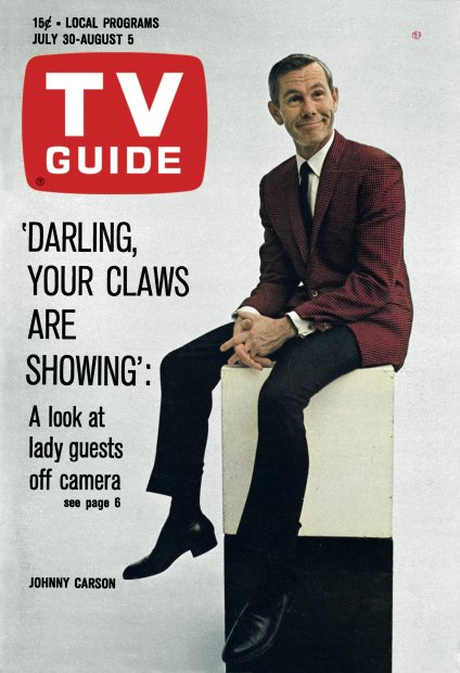 TV Guide cover - Johnny Carson - July 30, 1966