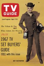 TV Guide cover - Joey Heatherton - September 17, 1966