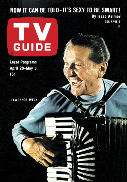 TV Guide cover - Lawrence Welk - April 29, 1967