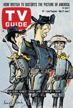 TV Guide cover - Ken Berry, Larry Storch, Forrest Tucker - May 27, 1967