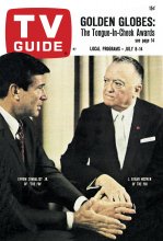 TV Guide cover - J. Edgar Hoover, Efrem Zimbalist Jr. - July 8, 1967