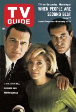 TV Guide cover - Barbara Bain, Steve Hill, Martin Landau - February 11, 1967