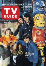 TV Guide cover - Mickey Dolenz, Davy Jones, Monkees, The, Mike Nesmith, Peter Tork - September 23, 1967