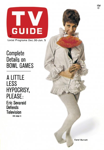 TV Guide cover - Carol Burnett - December 30, 1967