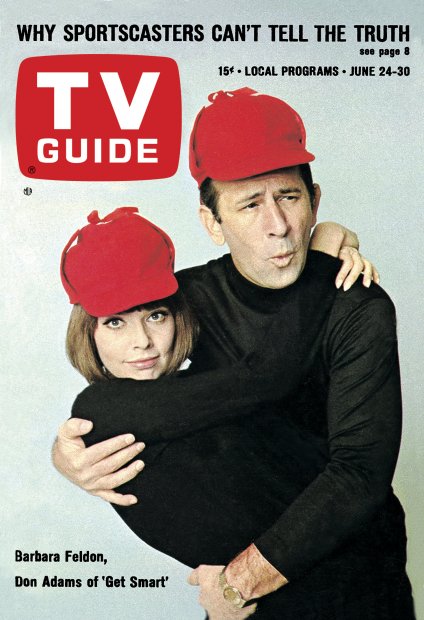 TV Guide cover - Don Adams, Barbara Feldon - June 24, 1967