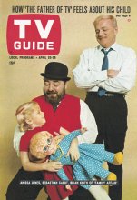 TV Guide cover - Sebastian Cabot, Anissa Jones, Brian Keith - April 22, 1967