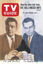 TV Guide cover - David Brinkley, Chet Huntley - July 1, 1967