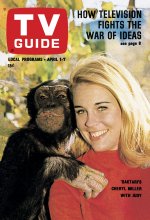 TV Guide cover - Cheryl Miller, Judy The Chimp - April 1, 1967