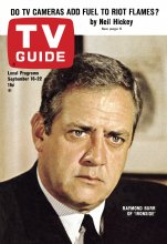TV Guide cover - Raymond Burr - September 16, 1967