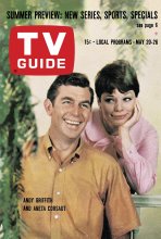 TV Guide cover - Aneta Corsaut, Andy Griffith - May 20, 1967