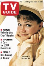 TV Guide cover - Sally Field - September 30, 1967