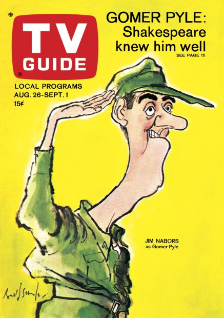 TV Guide cover - Jim Nabors - August 26, 1967