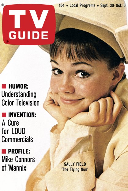 TV Guide cover - Sally Field - September 30, 1967