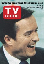 TV Guide cover - Mike Douglas - August 12, 1967