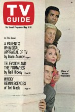 TV Guide cover - Barbara Bain, Peter Graves, Martin Landau, Greg Morris - May 4, 1968