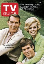 TV Guide cover - Tina Cole, Don Grady, Fred MacMurray - October 5, 1968