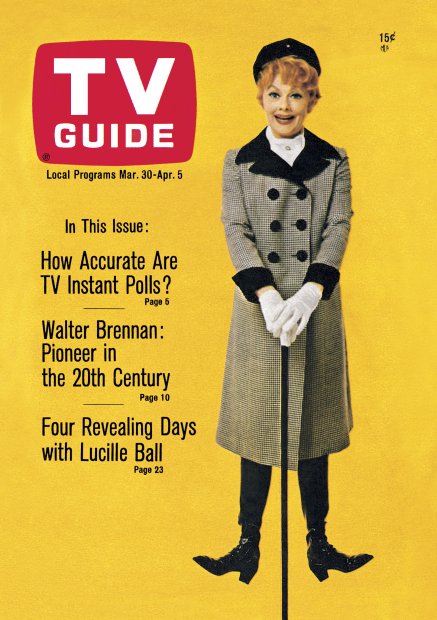 TV Guide cover - Lucille Ball - March 30, 1968