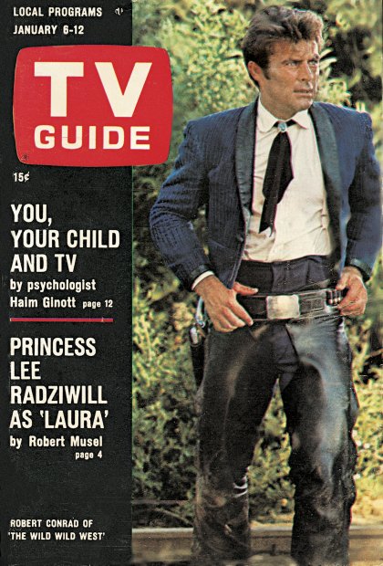 TV Guide cover - Robert Conrad - January 6, 1968