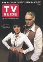 TV Guide cover - Linda Cristal, Leif Erickson - June 15, 1968