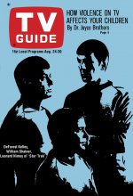 TV Guide cover - DeForest Kelley, Leonard Nimoy, William Shatner - August 24, 1968