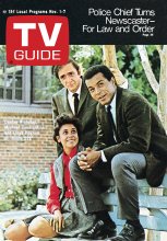 TV Guide cover - Michael Constantine, Lloyd Haynes, Denise Nicholas - November 1, 1969