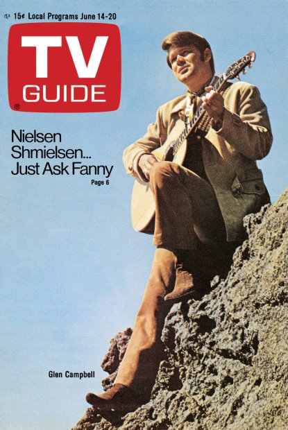 TV Guide cover - Glen Campbell - June 14, 1969