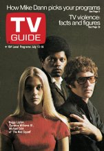 TV Guide cover - Michael Cole, Peggy Lipton, Clarence Williams III - July 12, 1969