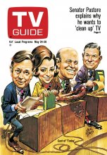 TV Guide cover - Frank Blair, Hugh Downs, Joe Garagiola, Barbara Walters - May 24, 1969