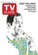 TV Guide cover - Andy Williams - November 8, 1969