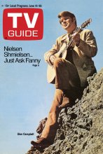 TV Guide cover - Glen Campbell - June 14, 1969
