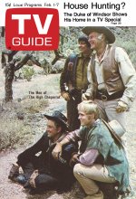 TV Guide cover - Henry Darrow, Leif Erickson, Cameron Mitchell, Mark Slade - February 1, 1969