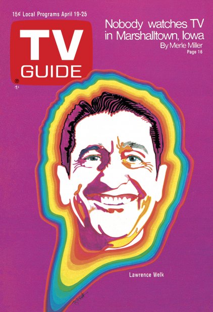TV Guide cover - Lawrence Welk - April 19, 1969