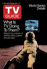TV Guide cover - What Is TV Doing To Them? - October 11, 1969