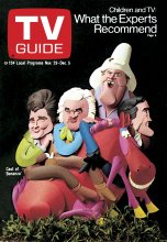 TV Guide cover - Dan Blocker, David Canary, Lorne Greene, Michael Landon - November 29, 1969